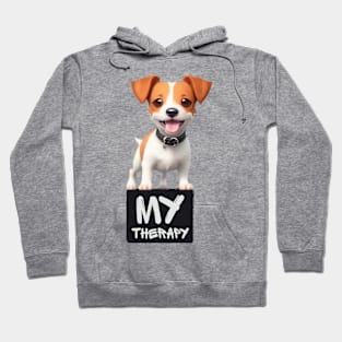 Just My Emotional Support Jack Russell Terrier Hoodie